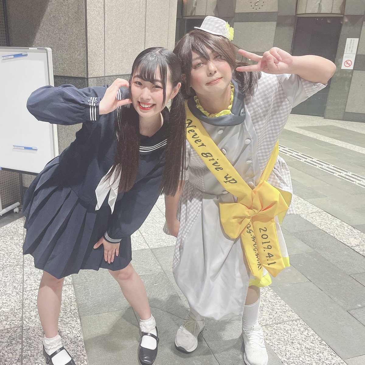 min_0n's tweet photo. #WUG_ONLY 
#MUGちゃん

肩組みPolarisも
久しぶりのコールもたのしすぎたよう
ありがとうございました！！

みにゃみパート　みのんでした🐯👐🏻
みにゃみ、結婚おめでとうーーっ💍

まぐめんすきすぎるよ　らぶ

ぽてpツーショ撮れてうれしかった
共演ありがとう〜〜！ https://t.co/9JkdaHV61j