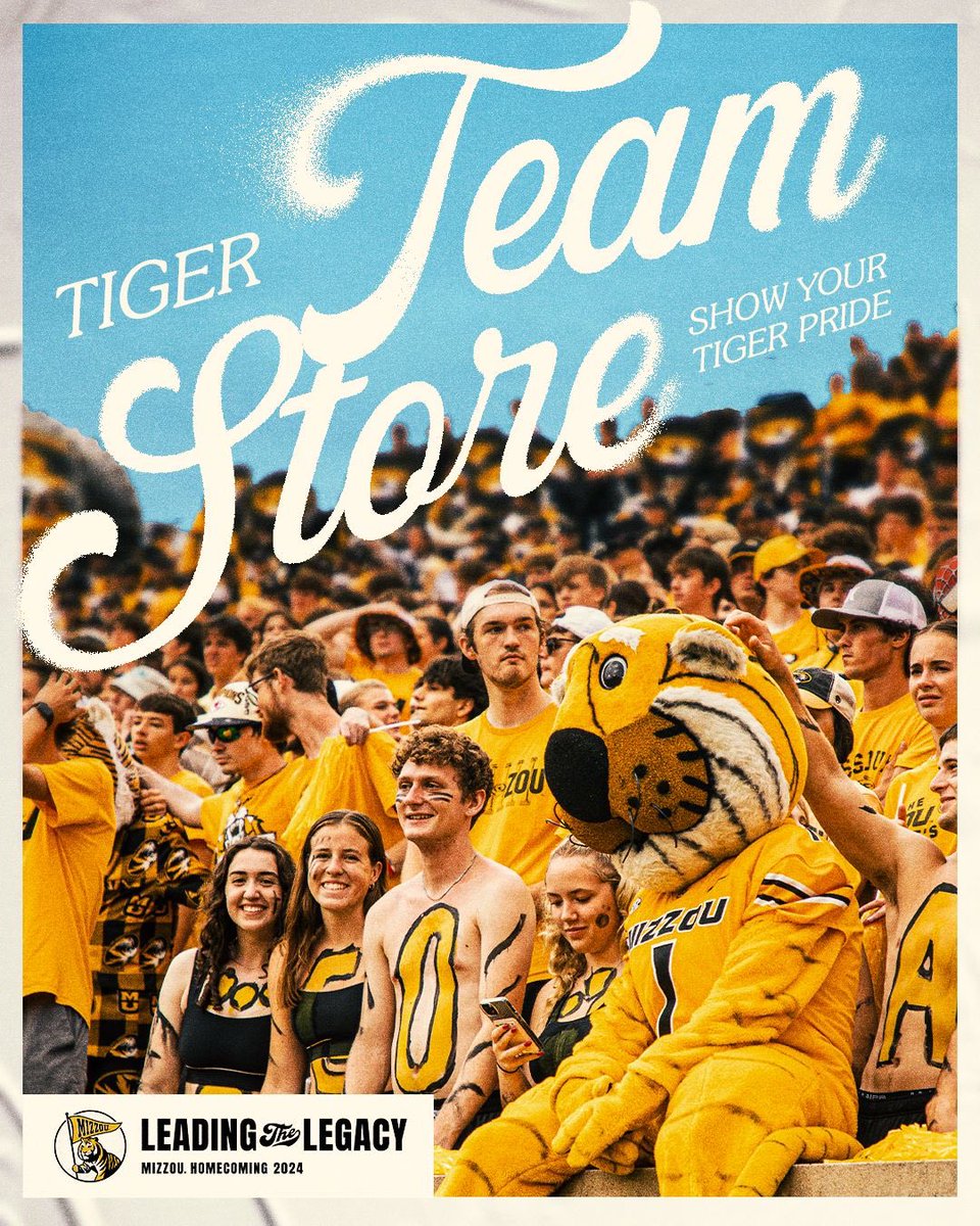 Trey Flint (@trey_flint8) on Twitter photo Homecoming week means it's time for new gear!
Find it at the Tiger Team Store.
#MIZ #ETTB <a href="/MizzouAthletics/">Mizzou Athletics</a> Homecoming week means it's time for new gear!
Find it at the Tiger Team Store.
#MIZ #ETTB <a href="/MizzouAthletics/">Mizzou Athletics</a>