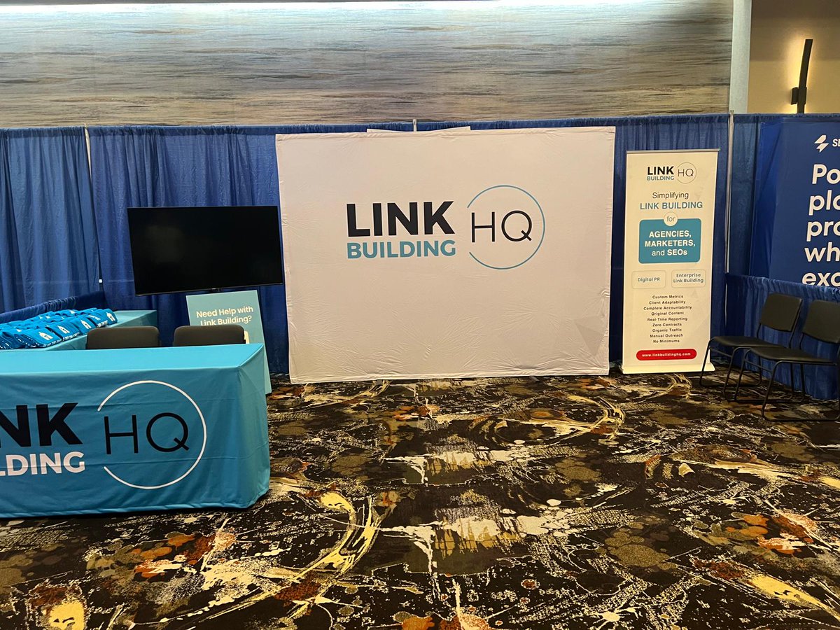 Linkbuildinghq's tweet image. You simply can&apos;t miss us at @Pubcon!
#Pubcon