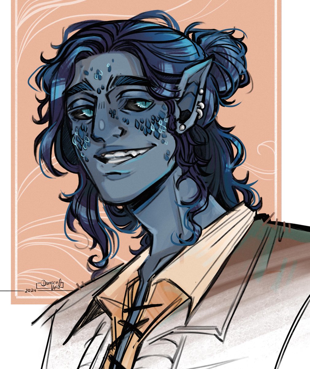 Memories washing ashore 🌊✨
Character sketch for <a href="/unpolar/">isaac 🍂 moved to bsky</a>.