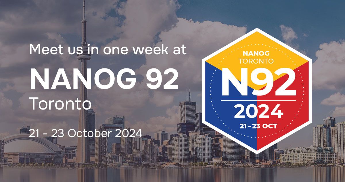 dataductus's tweet photo. It’s just one week until #NANOG92 in #Toronto. Ductus #networkautomation expert James Henderson will be there and is looking forward to exploring the latest trends shaping network automation, #AI, and #networksecurity. https://t.co/DBBvJe862f