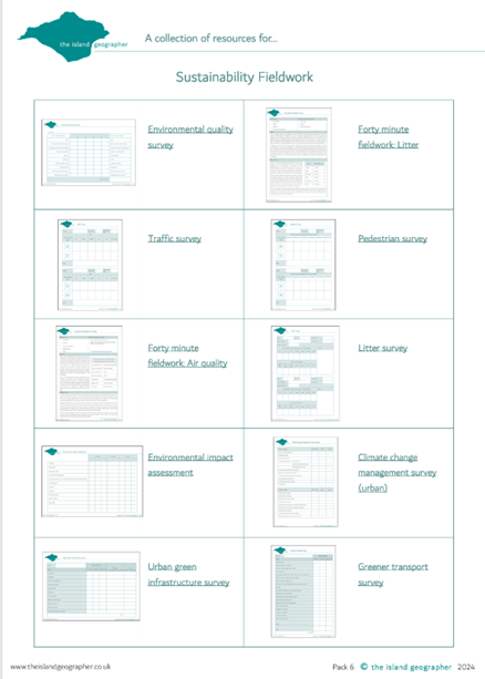 Planning some #fieldwork on sustainability? This free resource pack might give you ideas and save you some time!

tinyurl.com/ad5m79n4