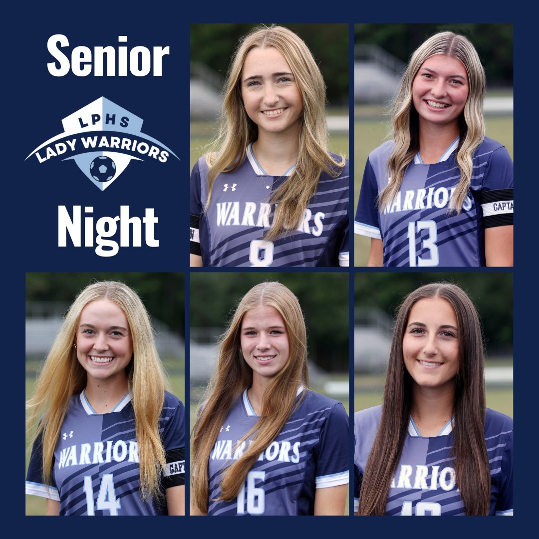 Tonight at 6:30 PM vs. Lackey we get the opportunity to honor our 5 Seniors as they play one of their last home games <a href="/LaPlataHS/">La Plata High School</a>. 

Come out and join us for a great night of soccer and celebration!
