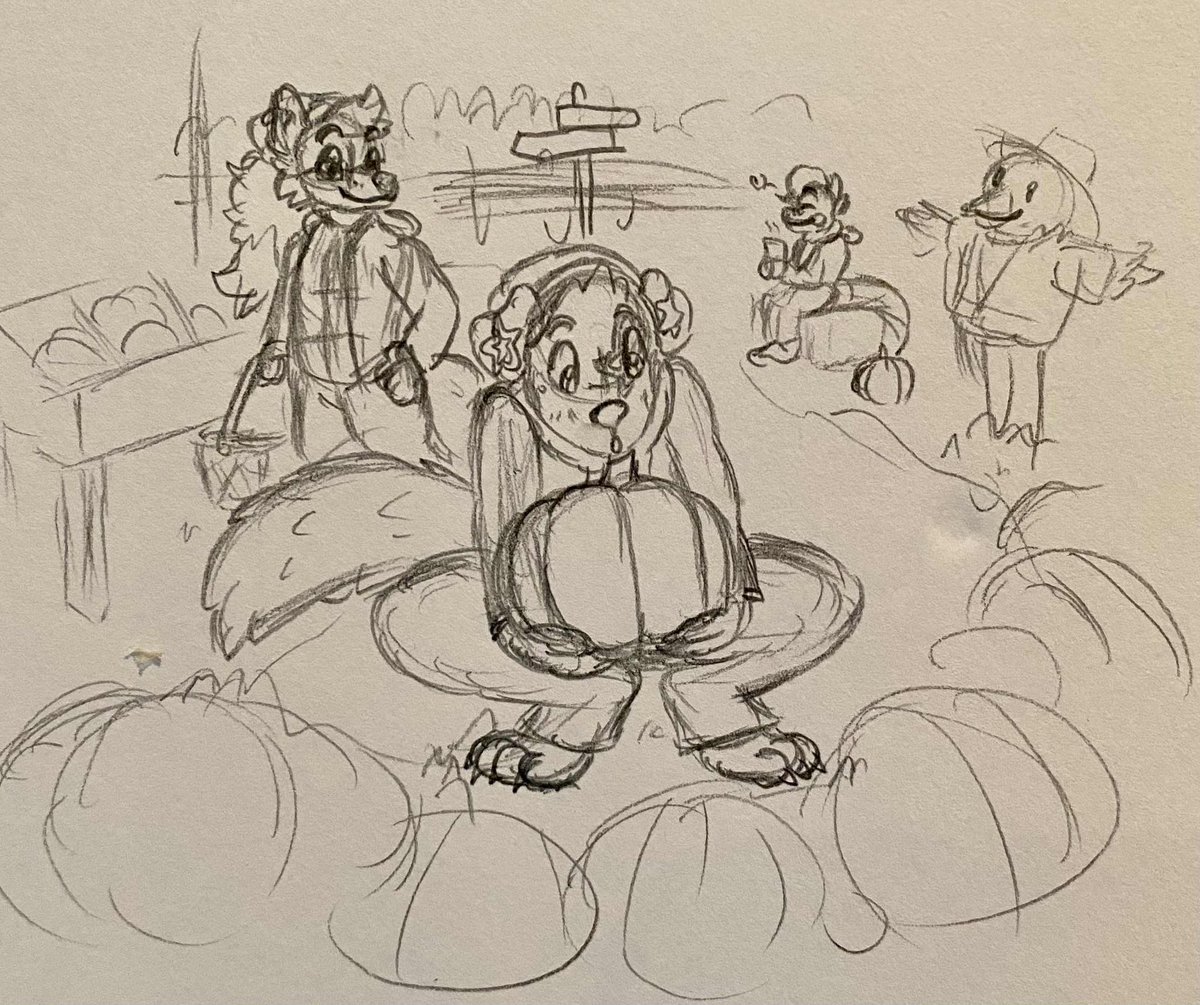 Redid a sketch concept from last year! Once again featuring <a href="/NotArkto/">Ark! - Moving to BSky 🦋☁️</a> and <a href="/EyeSeeDee/">EyeSeeDee</a>