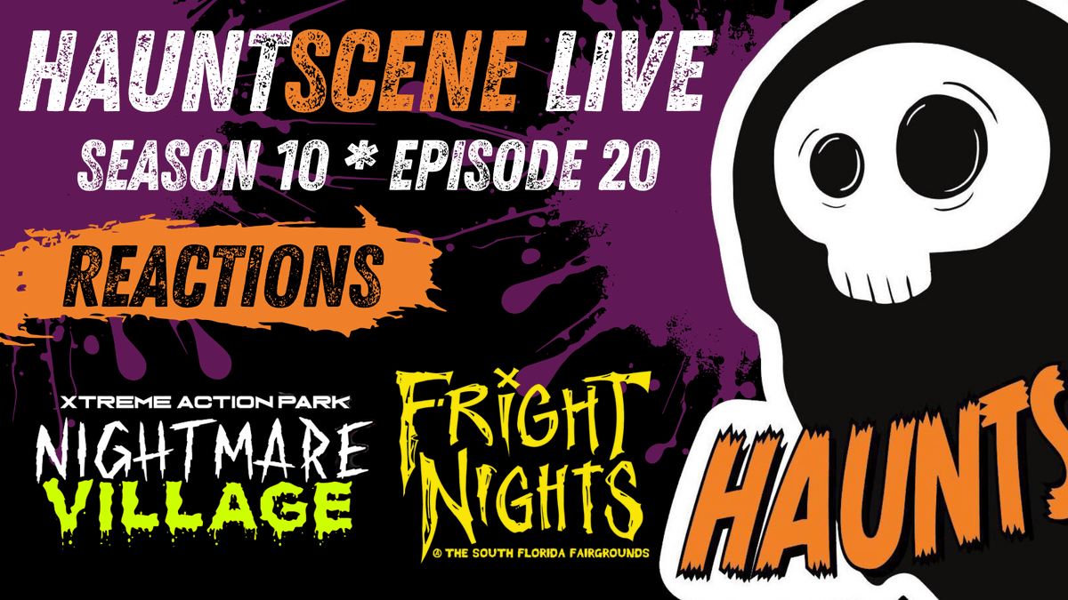 hauntscene's tweet photo. Tonight on HauntScene LIVE at 8pm EST!  We're going to talk about our South Florida trip to Nightmare Village at Xtreme Action Park AND Fright Nights at the South Florida Fairgrounds!!! @XActionPark @FrightNightsSFF - https://t.co/ysJQTpf3tA https://t.co/b9NAfGH33A