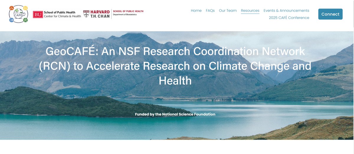 Thrilled to be part of the inaugural cohort of #GeoCAFE Scholars! 🌍🌡️Grateful for the 2024 GeoCAFE Scholars Program support to advance my climate and health research. Big thanks to
<a href="/NSF/">U.S. National Science Foundation</a>
for funding this initiative! climatehealthcafe.org/geocafe #ClimateHealth #GeoScience