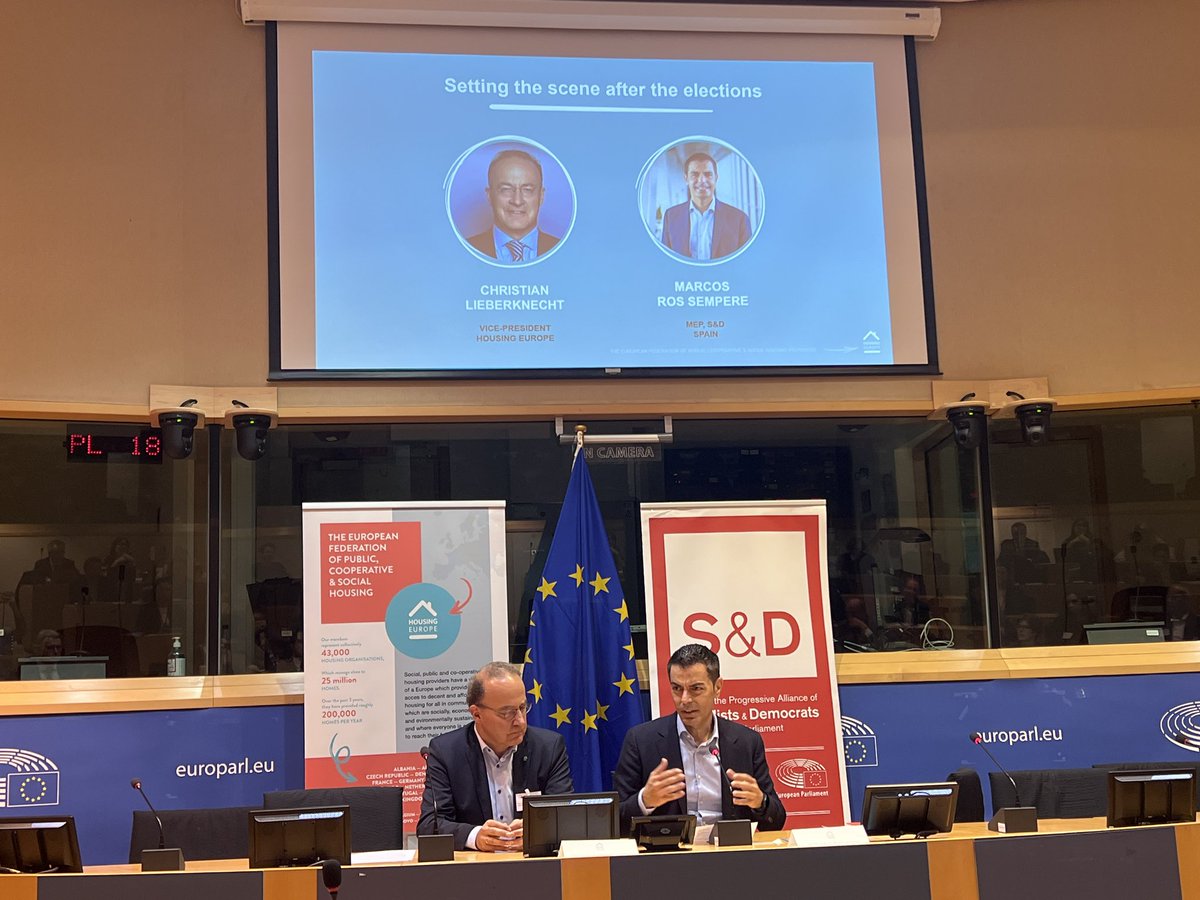 Citizens need answers.
The EU regulation and funding must help the committed actors to deliver quality, affordable, energy-efficient homes. Those on the streets of Amsterdam, Berlin need answers and have to see the light at the end of the tunnel. <a href="/mrossemp/">Marcos Ros Sempere</a> <a href="/TheProgressives/">S&D Group</a>