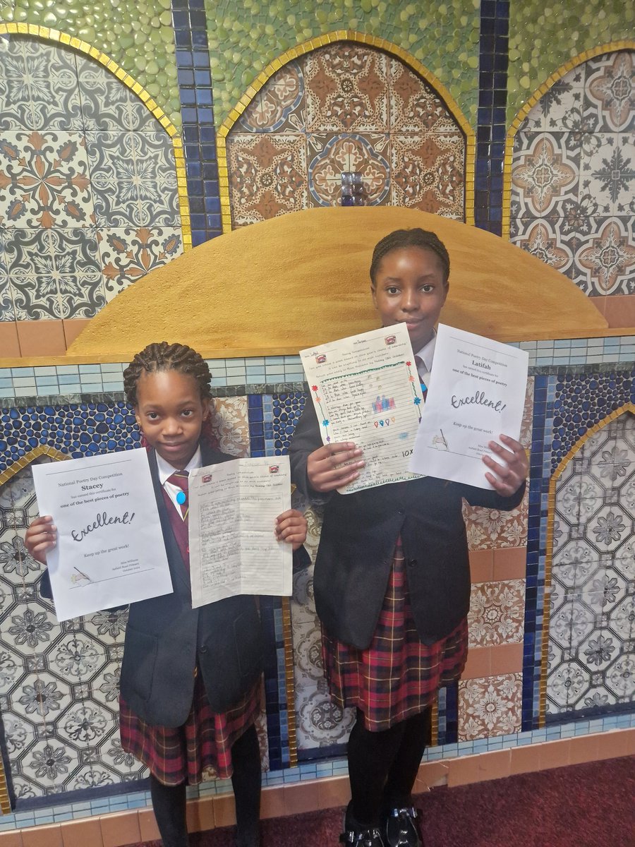 AnfieldReads's tweet photo. The amazing winners of our poetry day competition! Well done 🌟
@AnfieldRoadY2 @AnfieldRoadY3 @AnfieldRoadY6 @AnfieldRoadY4 
@AnfieldRoadY5 https://t.co/tSlUATw5qR