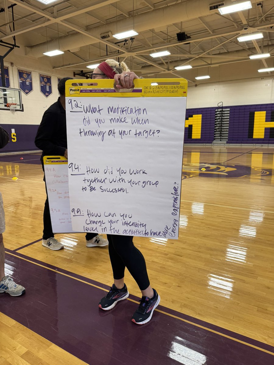NNPSHPE's tweet photo. Secondary PE teachers breaking down SOLs in our @OPENPhysEd PD with @fit4lifetony
#secondaryPE #PhysEd #SOLs #professionaldevelopment #staylearning #nnps https://t.co/FtzKfKH77O
