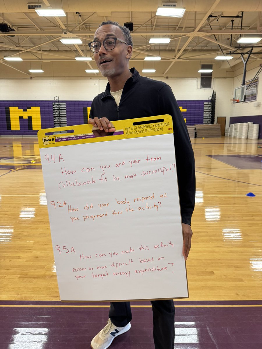 NNPSHPE's tweet photo. Secondary PE teachers breaking down SOLs in our @OPENPhysEd PD with @fit4lifetony
#secondaryPE #PhysEd #SOLs #professionaldevelopment #staylearning #nnps https://t.co/FtzKfKH77O