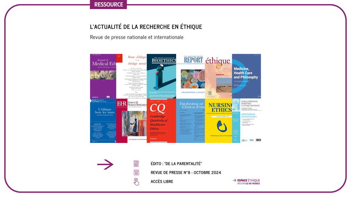 Espace éthique/IDF (@EspaceEthique) / Posts / X
