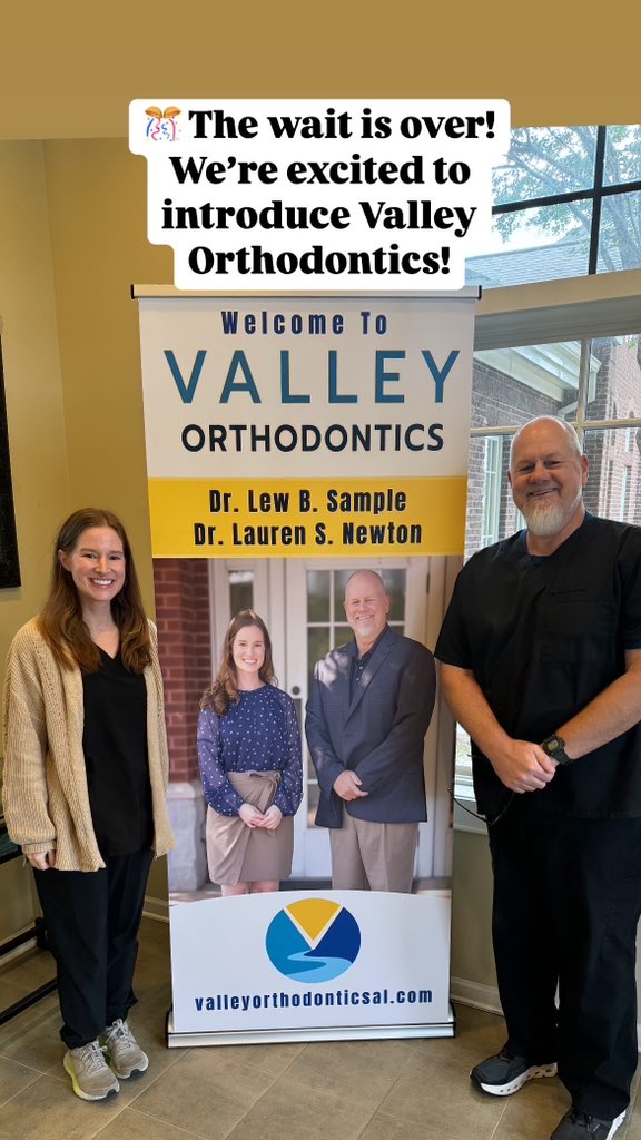 DrLewSample's tweet image. 🎊 The wait is over! We’re excited to introduce Valley Orthodontics! #NewNameNewLook #ValleyOrthodontics

valleyorthodonticsal.com

#valleyorthodontics #drlauren #drsample #hartselleal #hartselleorthodontists