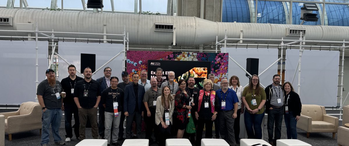 Good morning from #AU2024! Starting the day off with our #AutodeskExpertElite meetup for some welcomes, connecting, and fun! Thank you EE for all you do for us!