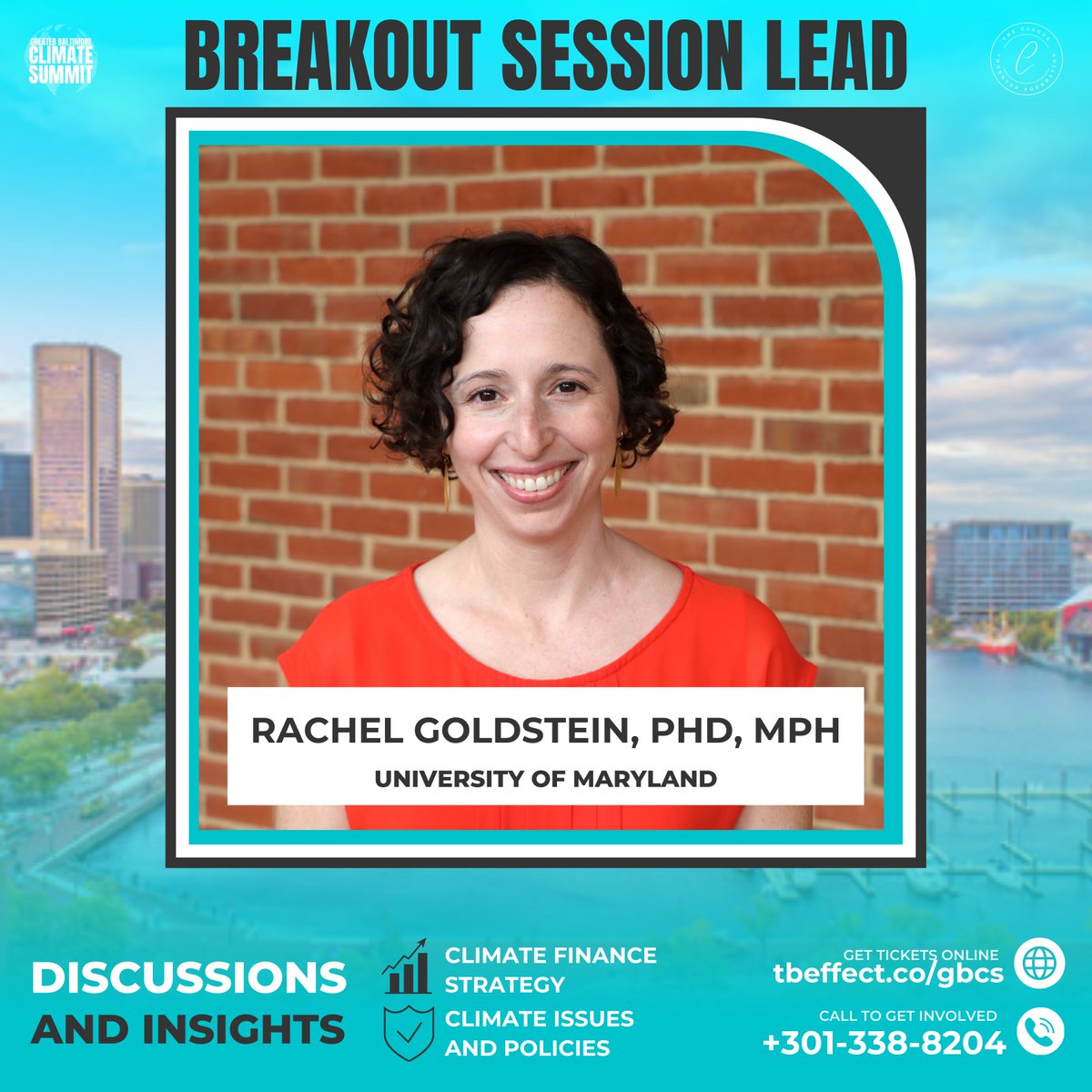 Greater Baltimore Climate Summit (@gbaltcs) on Twitter photo From <a href="/umdpublichealth/">UMD Public Health</a>, we are thrilled to welcome Marccus D. Hendricks , Ph.D., MPH and Rachel Rosenberg Goldstein as speakers at GBCS!
🗓 Date: November 12, 2024
📍 Location: Rita Rossi Colwell Center
🔗tbeffect.co/gbcs From <a href="/umdpublichealth/">UMD Public Health</a>, we are thrilled to welcome Marccus D. Hendricks , Ph.D., MPH and Rachel Rosenberg Goldstein as speakers at GBCS!
🗓 Date: November 12, 2024
📍 Location: Rita Rossi Colwell Center
🔗tbeffect.co/gbcs