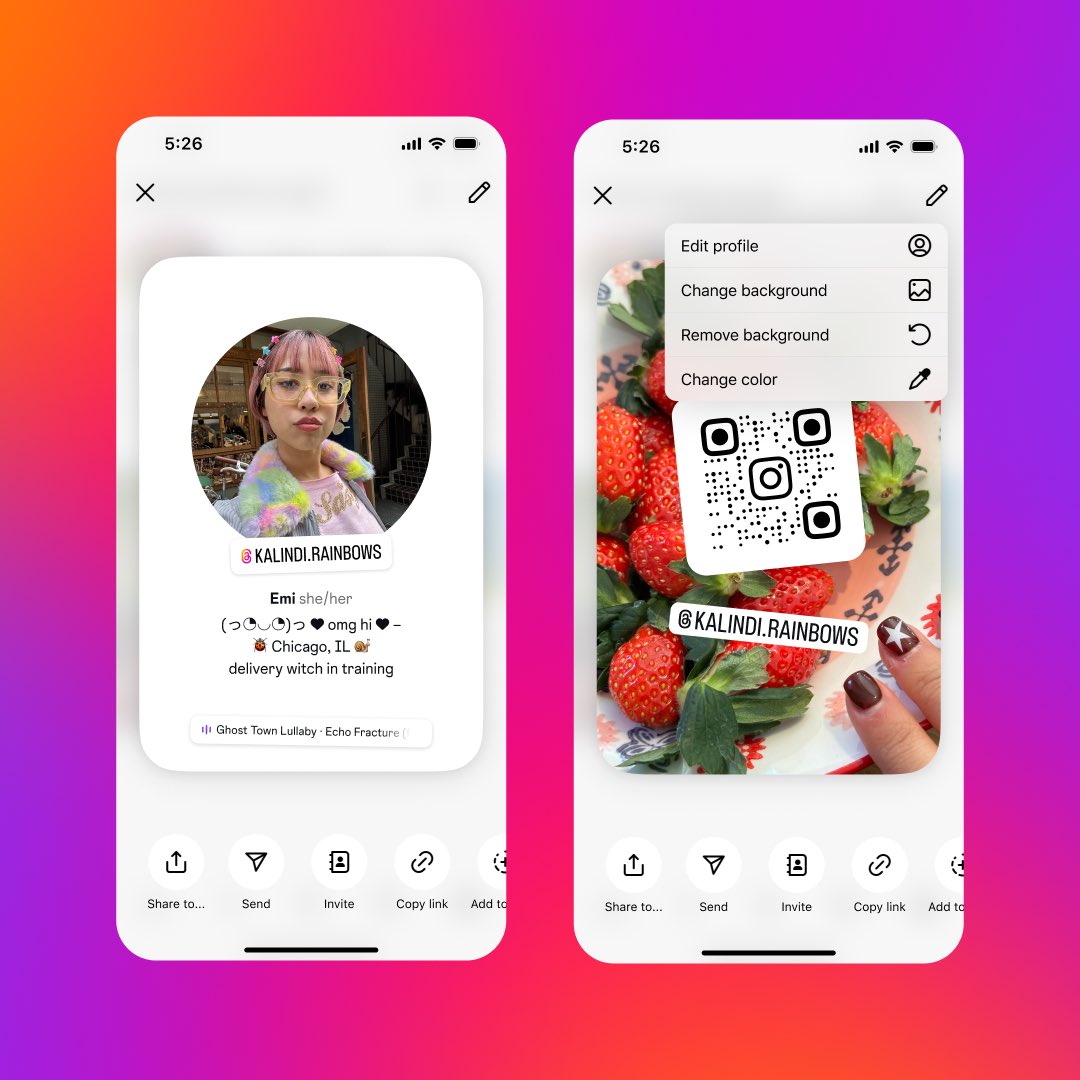 instagram's tweet image. How it feels to make a new friend and follow them on Instagram after 😇🫢🥰🥲😚🤩

Find each other even faster with new profile cards 💌