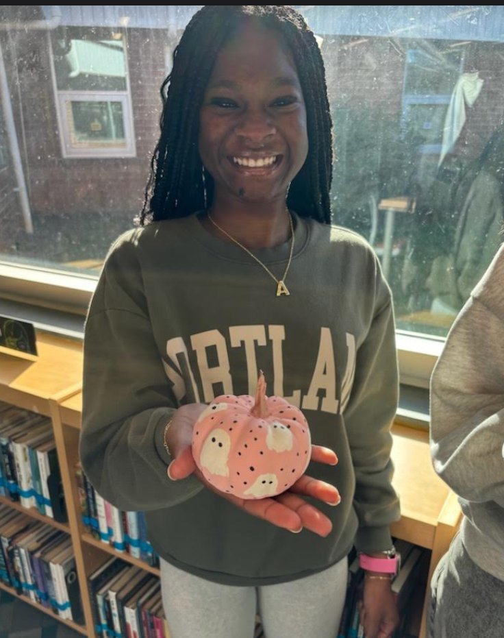Wayfind Scholars at <a href="/SunValleyHSNC/">Sun Valley High School</a> painted pumpkins with their mentor. <a href="/UCPSNC/">Union County Public Schools</a> <a href="/WingateUniv/">Wingate University</a>