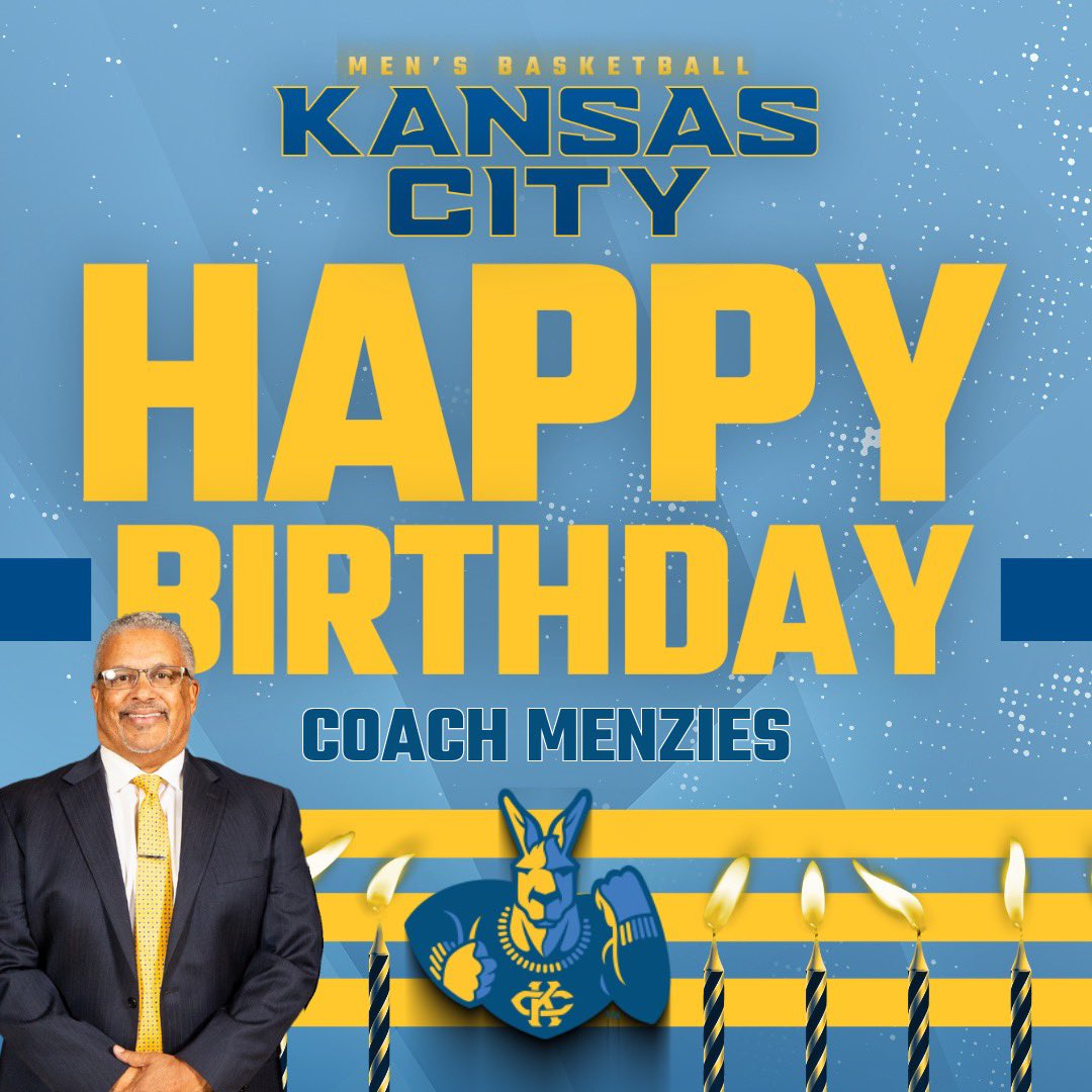 Kansas City Men's Basketball (@kcroosmbb) on Twitter photo HUGE birthday shoutout to our Head Coach, our leader! Hope you have a MARVELOUS day <a href="/MarvinMenzies/">Coach Marvin Menzies</a>!
π₯³πππ΅π‘π¦
#RooUp #RiseOfTheRoos #BAM HUGE birthday shoutout to our Head Coach, our leader! Hope you have a MARVELOUS day <a href="/MarvinMenzies/">Coach Marvin Menzies</a>!
π₯³πππ΅π‘π¦
#RooUp #RiseOfTheRoos #BAM