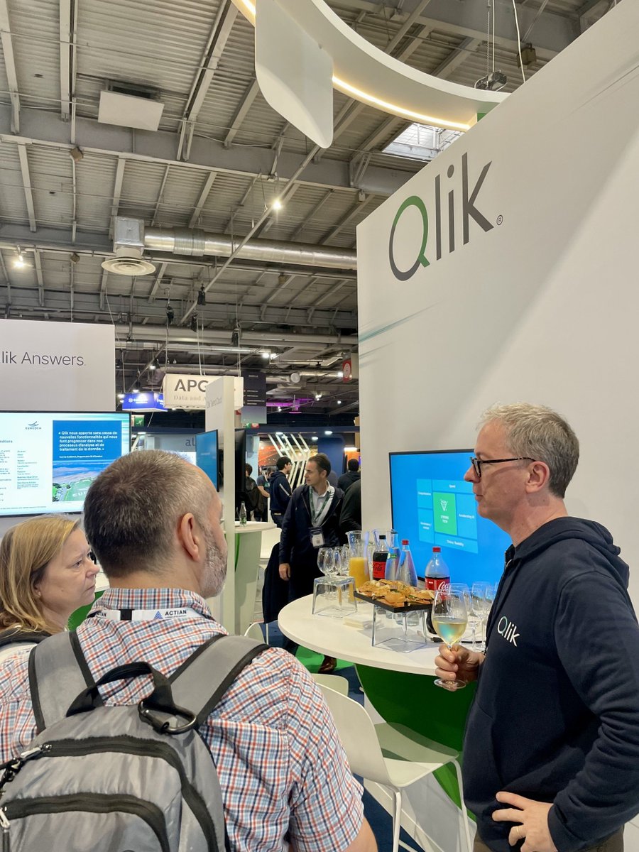 Qlik_FR's tweet photo. 🍸 Cocktail networking : retrouvez-nos experts #Qlik sur le stand D9 pour échanger avec eux autour de l'#IA et des données, dans un cadre convivial.  Profitez-en pour découvrir nos solutions innovantes boostées par l'IA, et élargir votre réseau. #BDAIP24 @bigdataparis https://t.co/hHvsSW6ul3
