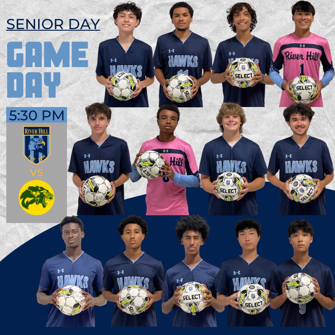 Senior Night tonight vs. Wilde Lake. Winner plays in next week’s county championship.
