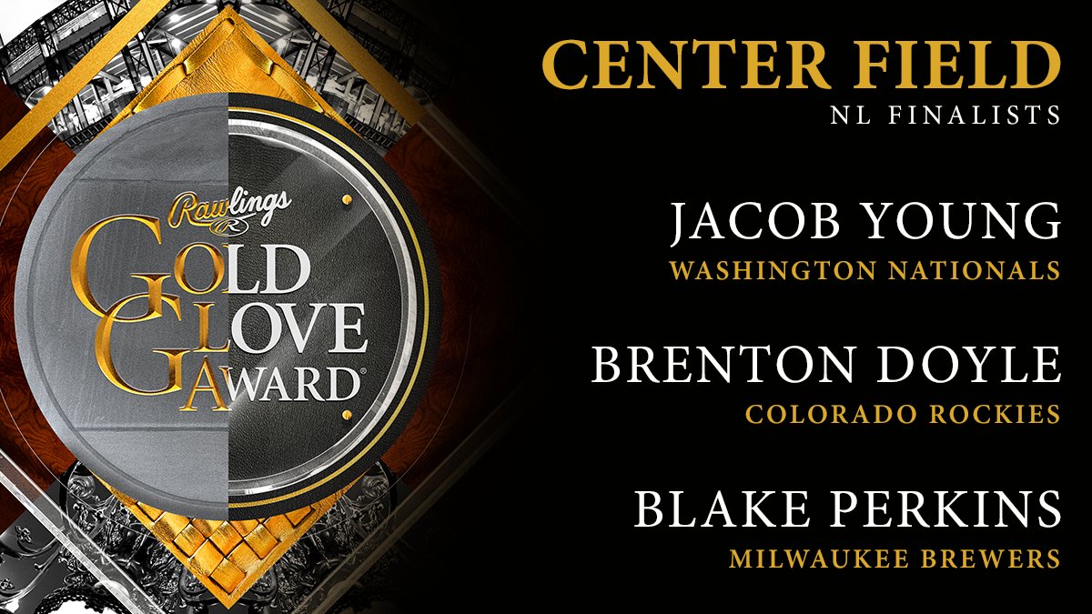 The 2024 Rawlings Gold Glove Finalists - NL Center Field - Jacob Young, Brenton Doyle, Blake Perkins

#RawlingsGoldGloveAwards