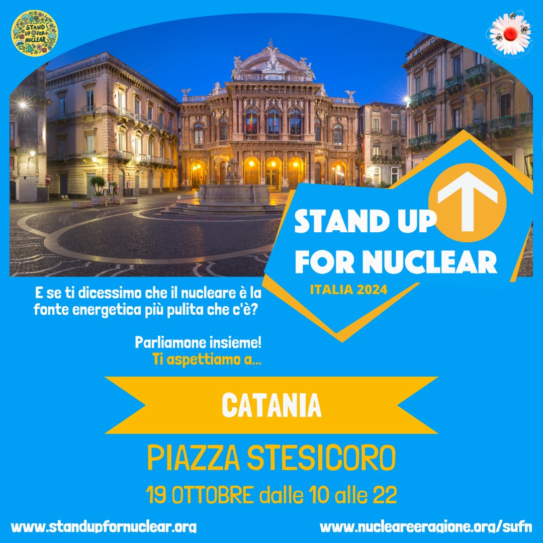 nucleareragione's tweet photo. Gli #standupfornuclear sono iniziati da un mese, ma noi non siamo stanchi e non ci fermiamo!
Questo weekend saremo a Catania, Lodi, Roma, Torino e Trieste.
Venite a riempirci di domande! https://t.co/DqZBJqMXFN