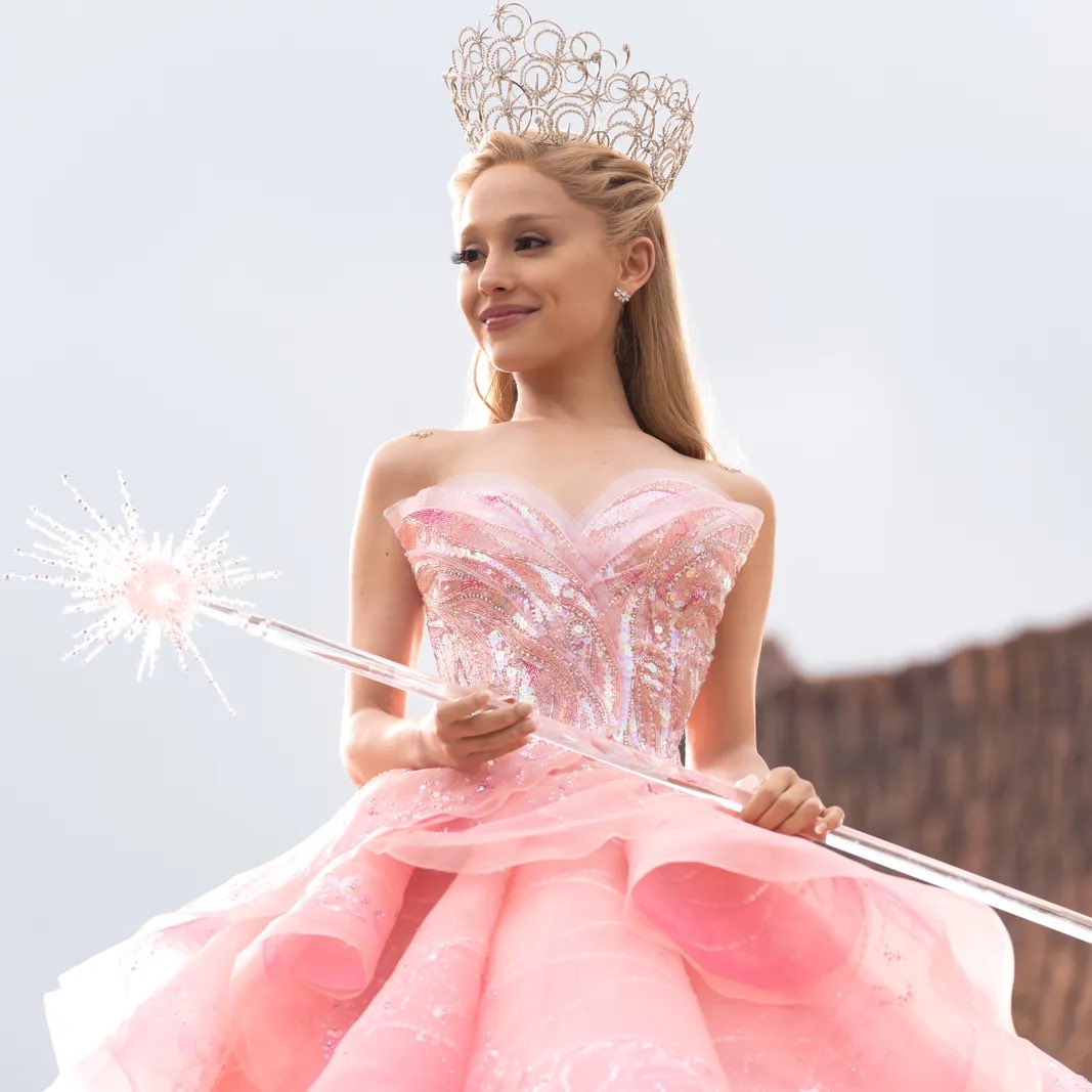 WICKED costume designer Paul Tazewell took took visual cues from motifs  both tangible (butterflies) and abstract (the Fibonacci spiral) for  Glinda's bubble dress