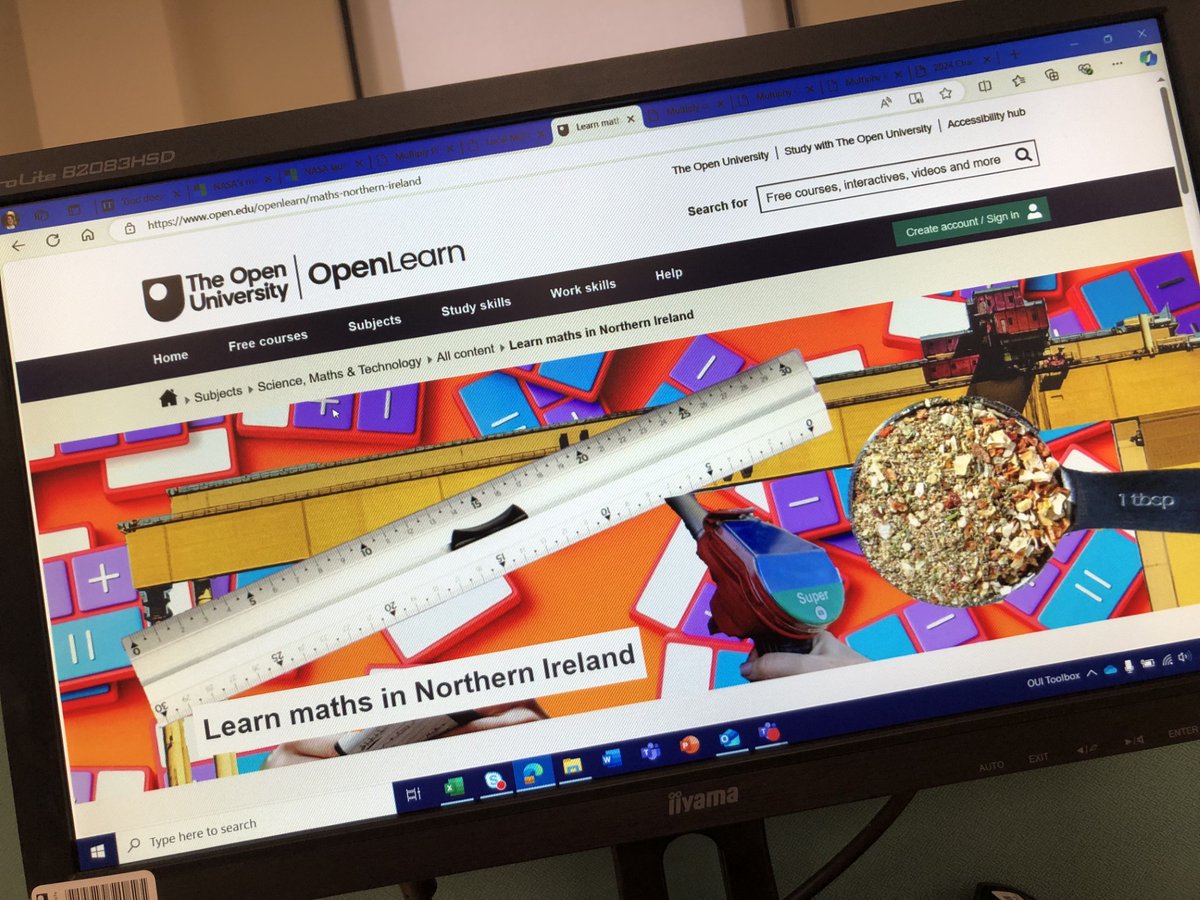 NEWS RELEASE: Numeracy skills set to get a boost as free online maths course launches from the OU

The Everyday Maths 1 (Northern Ireland) course is funded by the #UKSPF is part of the Multiply programme and managed by <a href="/Economy_NI/">Economy NI</a>. 

Read more here: ow.ly/YnBg50TLNcf