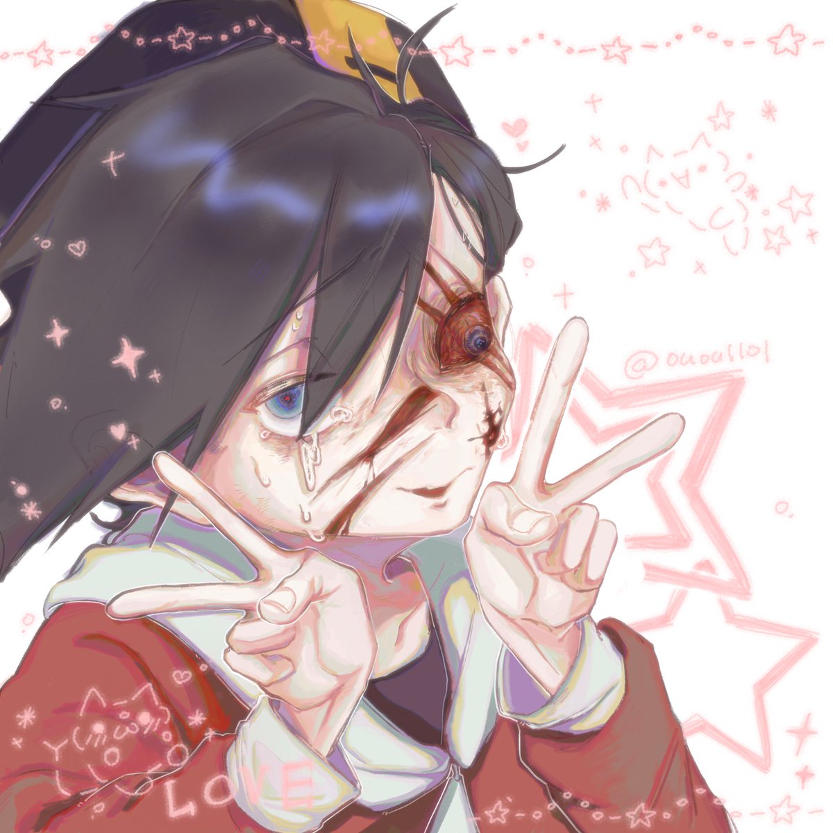 ouou1101's tweet image. 主播刚刚发现我把手指画成六根但浑然不觉啊啊啊啊太笨了太蠢了啊啊啊啊啊啊（注：这是直接拖了去年9月份的草稿进行的细化，所以没在意太多orz）

但还是：茄子——！
#pokepasta #preventionofevolution