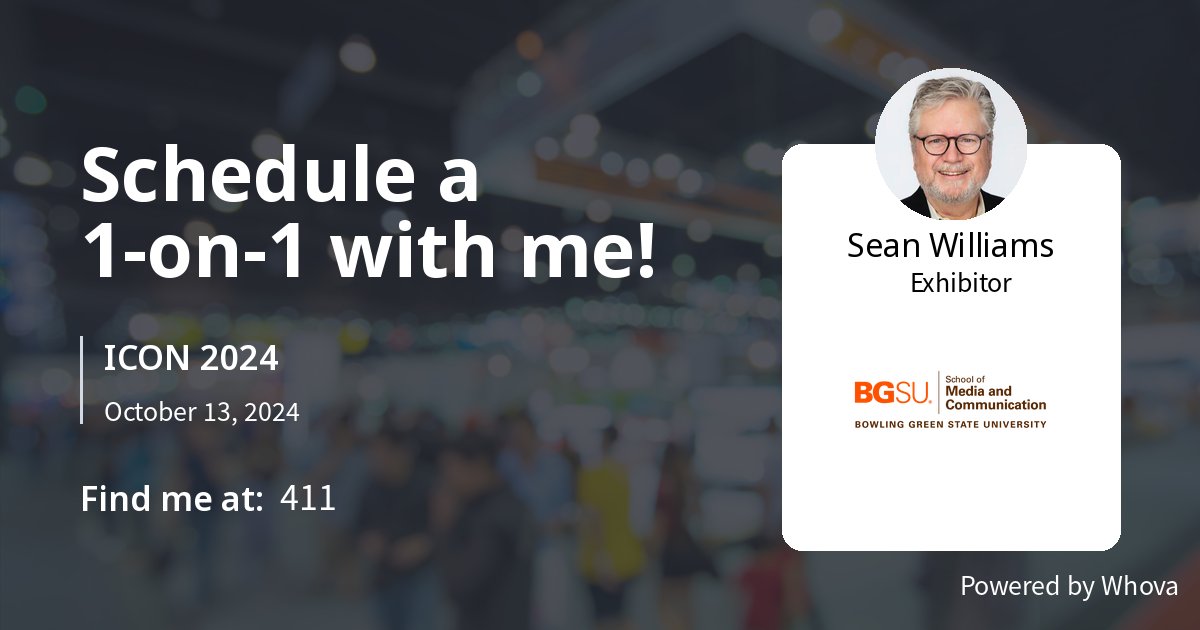 #prsaicon Thinking about graduate school? Let's talk. Find me at booth 411.