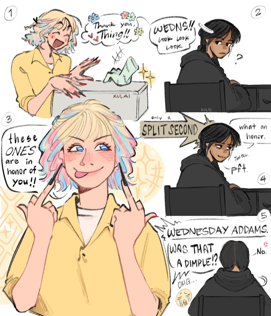 k_ulai's tweet image. Check out my other socials!
If you want to see art progress, ill be posting on my ig stories plus i think im fairly funny on there :33
instagram.com/k_ulai/
kulai.tumblr.com
tiktok.com/@k._ulai