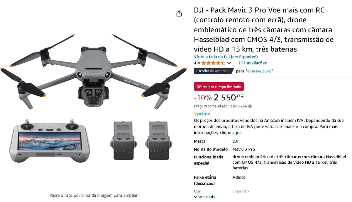 D2Help's tweet photo. Meu amigos Preparem-se #djimavic4 #djimavic4pro
#classC1
Os Preços do #djimavic3pro já estão a cair ⬇️✅
Mavic 4 Pro - Class C1 ... Brevemente !!
https://t.co/ofgp4a6Qz1 - 1⃣7⃣7⃣8⃣ €
https://t.co/ofgp4a6Qz1 - 2⃣5⃣5⃣0⃣ € https://t.co/xrrCPlR3tq