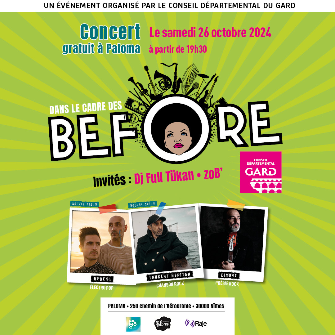 Conseil départemental du Gard (@gard) on Twitter photo 🎸 Le groupe <a href="/Hedena/">Елена Горбачева</a>, lauréat des Before 2022 se produira en concert à Paloma le 26 octobre avec d’autres artistes invités pour une grande soirée gratuite ouverte à tous
#CultureGard @palomanimes @rajeradio #LaFemag 🎸 Le groupe <a href="/Hedena/">Елена Горбачева</a>, lauréat des Before 2022 se produira en concert à Paloma le 26 octobre avec d’autres artistes invités pour une grande soirée gratuite ouverte à tous
#CultureGard @palomanimes @rajeradio #LaFemag