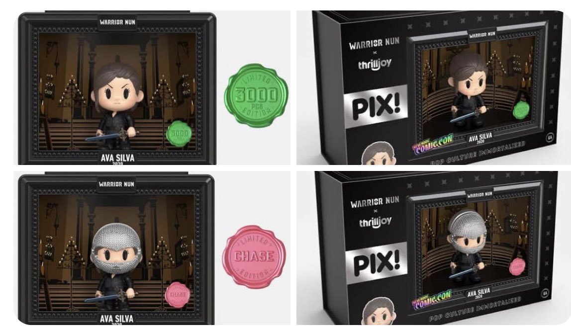OCSNewsletter's tweet photo. Thrilljoy @ThrilljoyCo head of marketing, Karissa Marston, has agreed to answer our questions about their new products. 

You know the drill, post your questions below with the hashtags.
#WarriorNun #SaveWarriorNun https://t.co/udRCoMaklT