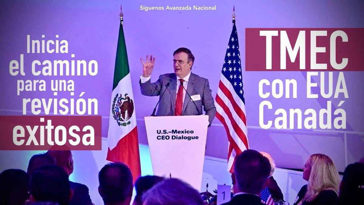 avanzada_n's tweet photo. Juntos 🇲🇽 y 🇺🇸 somos la región más próspera, competitiva y diversa. Tenemos uno de los acuerdos comerciales más importantes del mundo. 🌎 https://t.co/jRsz1XRpZR