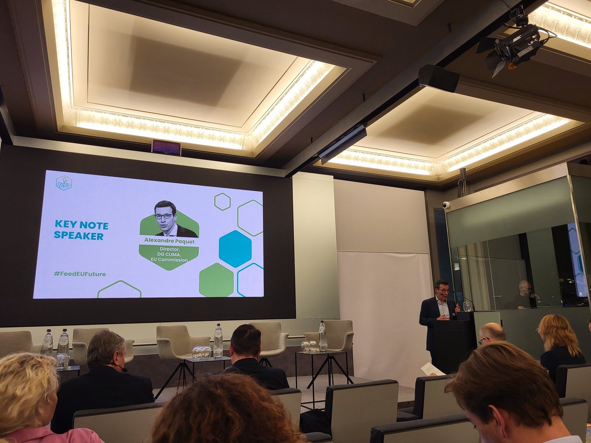 Alexandre Paquot, director DG CLIMA EU Commission on the annual Conference "The Future of Agriculture and Food Production in the EU" :we will still need carbon in future, but not virgin carbon.  Either biogenic or recycled.Also call for abundant affordable clean energy and infra