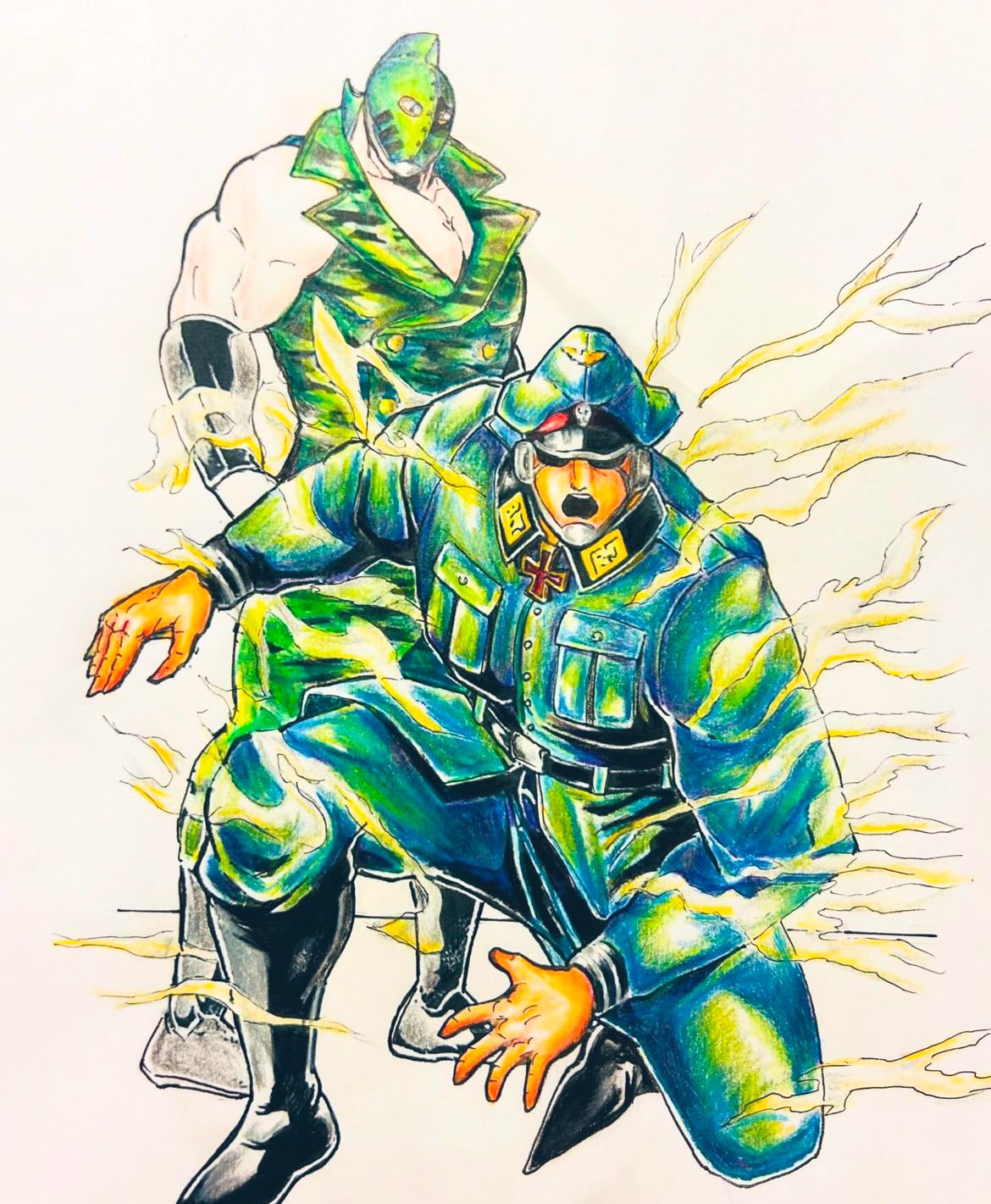 キン肉マン　フルメタルジャケッツ ミリタリージャケット キン肉マン フルメタルジャケッツ ミリタリージャケット Amazon