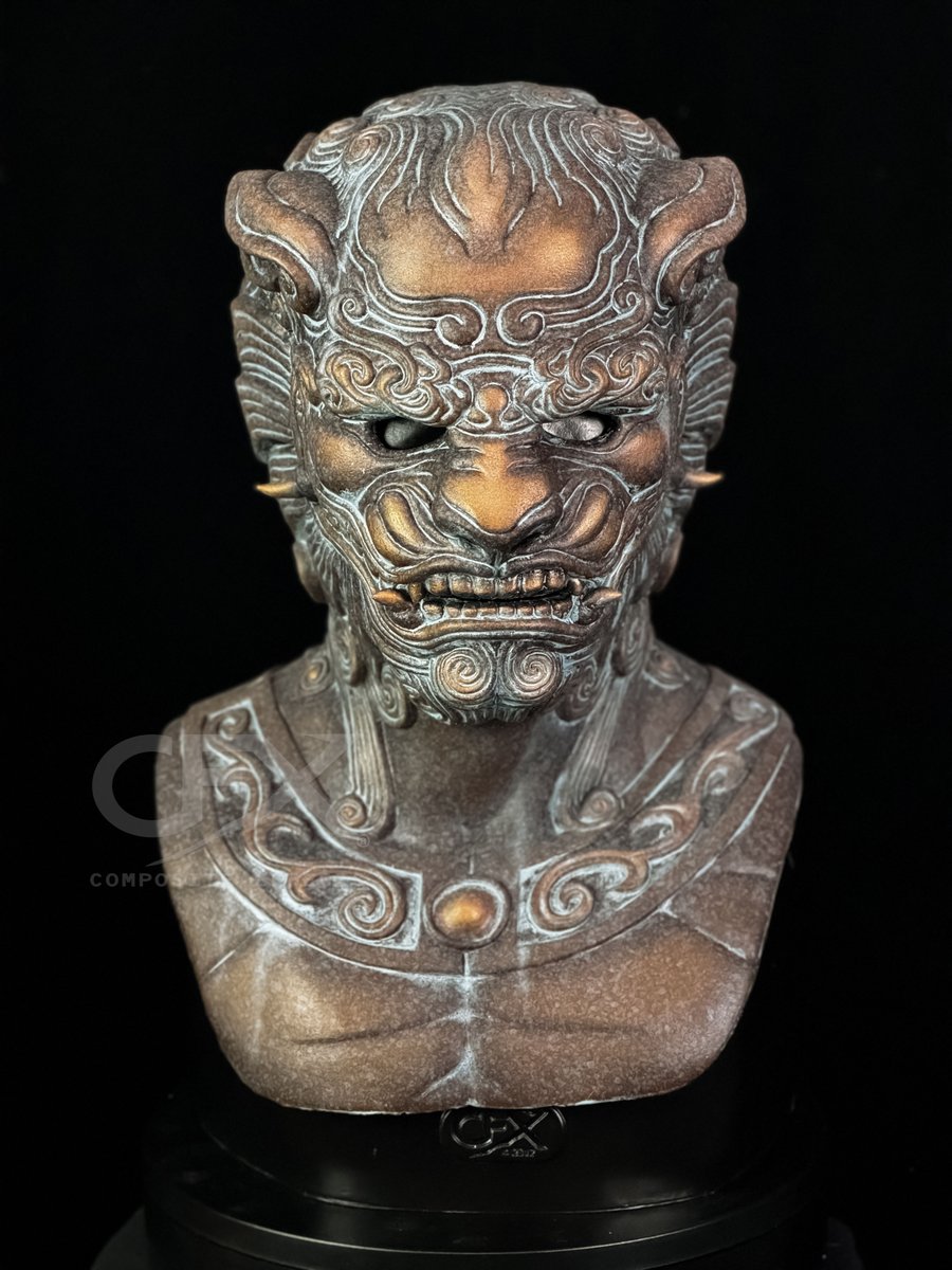 CFXunmasked's tweet photo. ⚠️IN STOCK MASK DROP ⚠️
Leo - Weathered Bronze. $675. In stock, available NOW and READY TO SHIP in time for your Halloween plans! Visit https://t.co/F0k4SMVO00 today!
#CFX #CompositeEffects #CFXMasks #smoothon #iwataairbrush @smoothon @iwata_airbrush https://t.co/dfRfxbXeEk