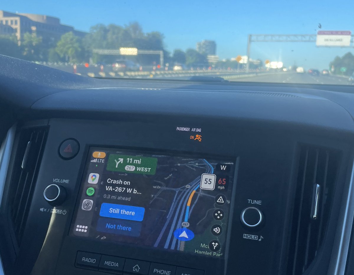 Google Maps now pushes requests -- announced with a chime -- asking drivers to verify its data about road conditions.

To do that, drivers must look away from the road.

How is this safe?