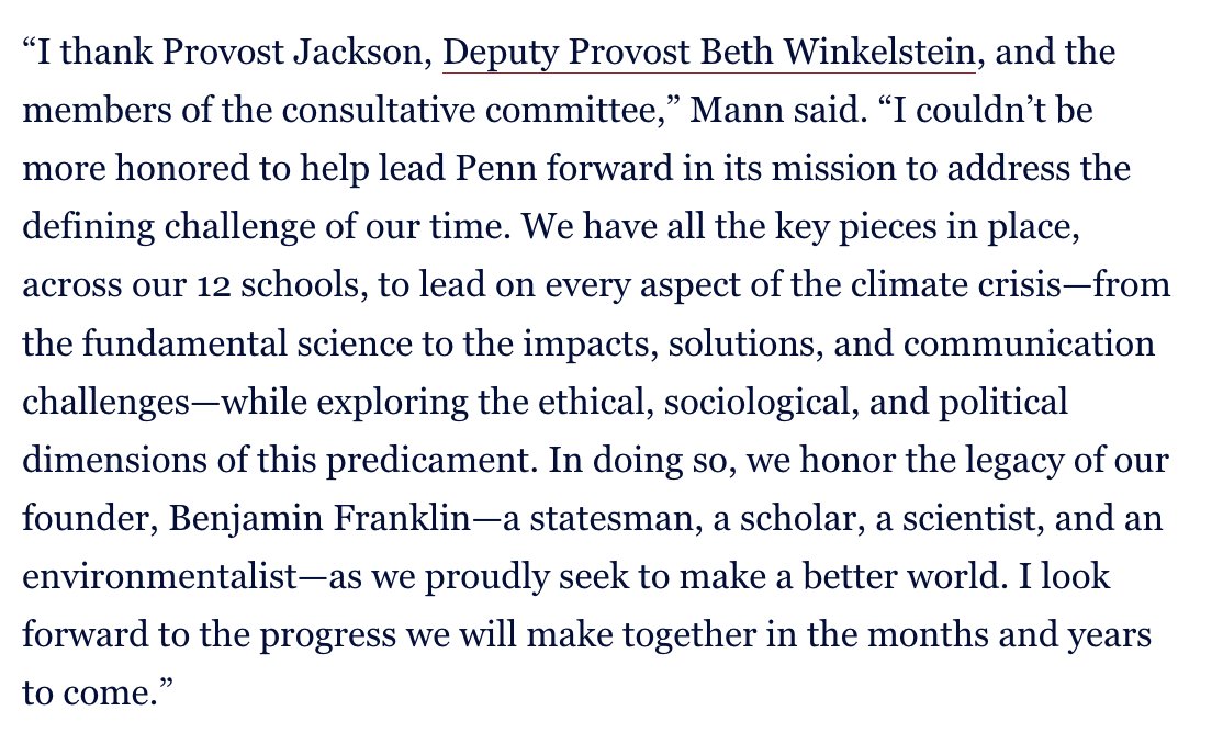 My statement: