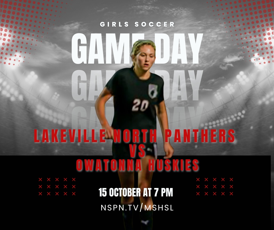 LnPanthers_live's tweet photo. Section Finals Girls' Soccer: @LNHSVolleyball1 vs. @OHSGirlsSoccer_ tonight at 7 PM!
๐บ Stream on NSPN: https://t.co/oKhLUh841F and https://t.co/SkP7Akz1aR
#GirlsSoccer #PanthersVsHuskies #MNHighSchoolSports #GameTimeMedia https://t.co/uDdi1WjcGa