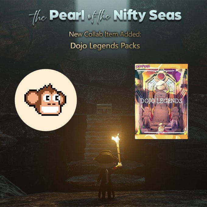 ChimpersNFT Joins Treasure Hunt with Dojo Legends Packs