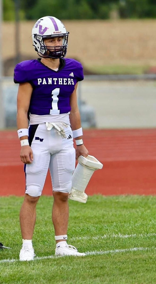 Jaxson Stevens of Royal Valley (2A) had 15 carries for 196 yards in the win over Atchinson County. Stevens added 3 touchdowns and a 2 point conversion. He helps lead the Panthers to a 4-2 record as the leading rusher averaging 140 yds/game. Panthers are coached by David Boucher