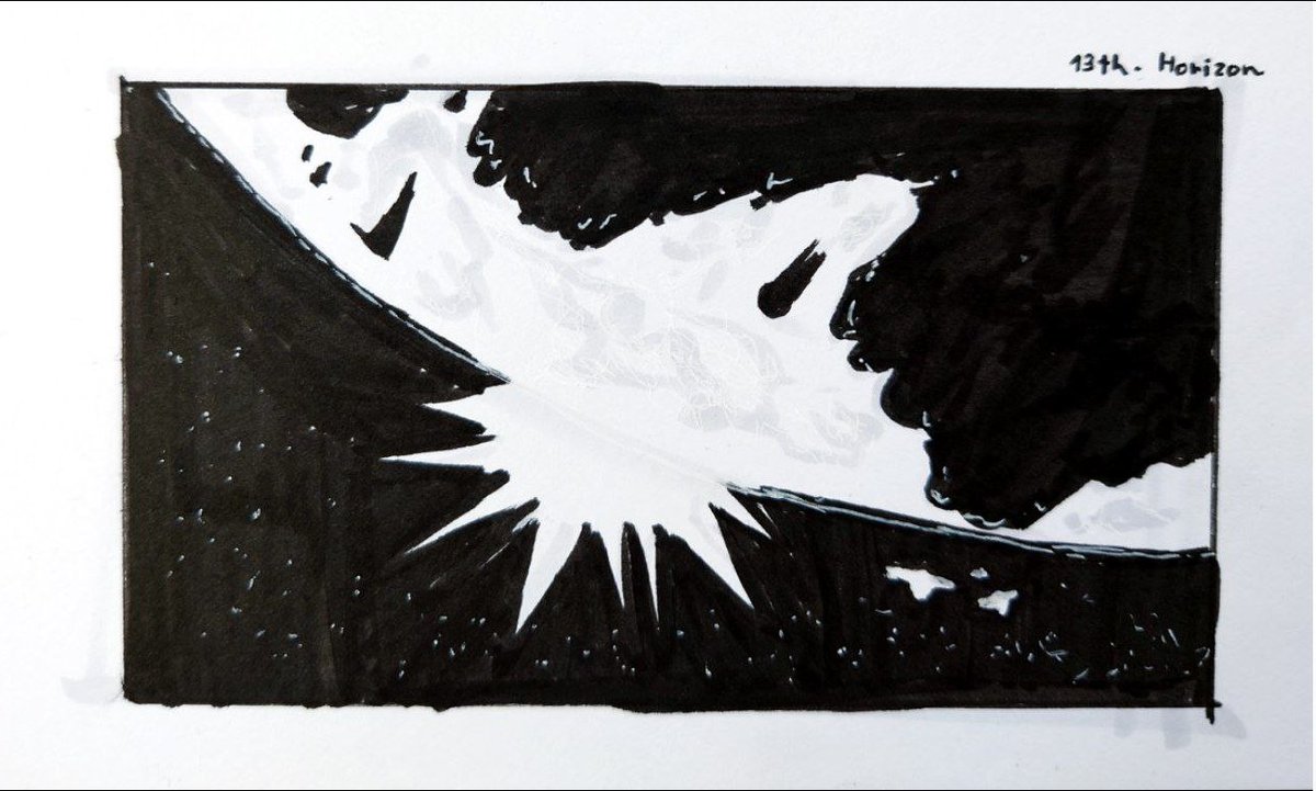 Karakina's tweet photo. 13th. Horizon

https://t.co/KtZM6OZkhm
#inktober2024 
#Inktober
#inktoberhorizon https://t.co/Hjsc39dWzW