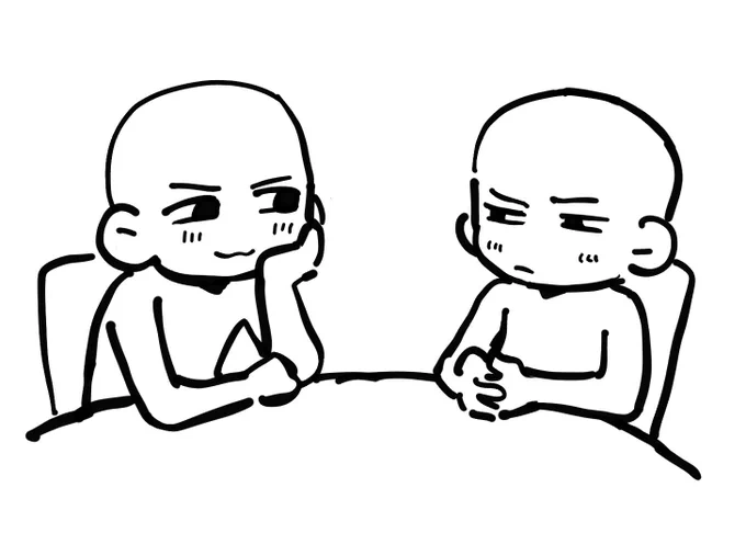 自分の歴代推しカプを振り返ると大抵こういう表情をしている 