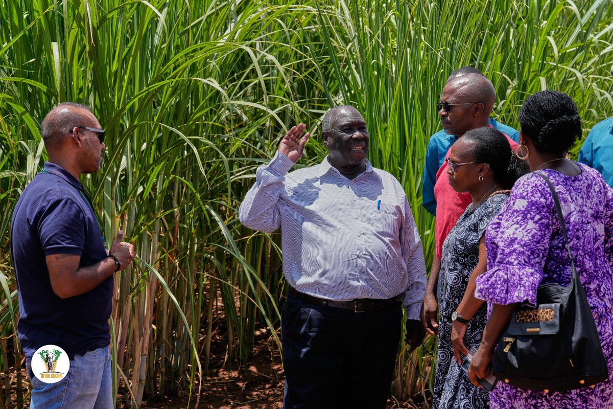 Atiak_Sugar's tweet photo. Today, we hosted a team of officials from the @OWC_ug Secretariat @Atiak_Sugar.

Led by Amb. Lt. Gen. Philip Idro, the team’s visit was to fast track the progress of activities at the factory. https://t.co/pwyG6v5eei