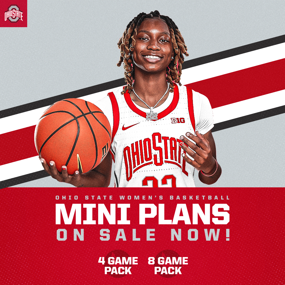 More ways to see us at the Schott this season 🌰

Mini Plans are on sale now 🗣️

4️⃣ Game Mini Plan ➡️ go.osu.edu/4GameMiniPlans
8️⃣ Game Mini Plan ➡️ go.osu.edu/8GameMiniPlans

#GoBucks