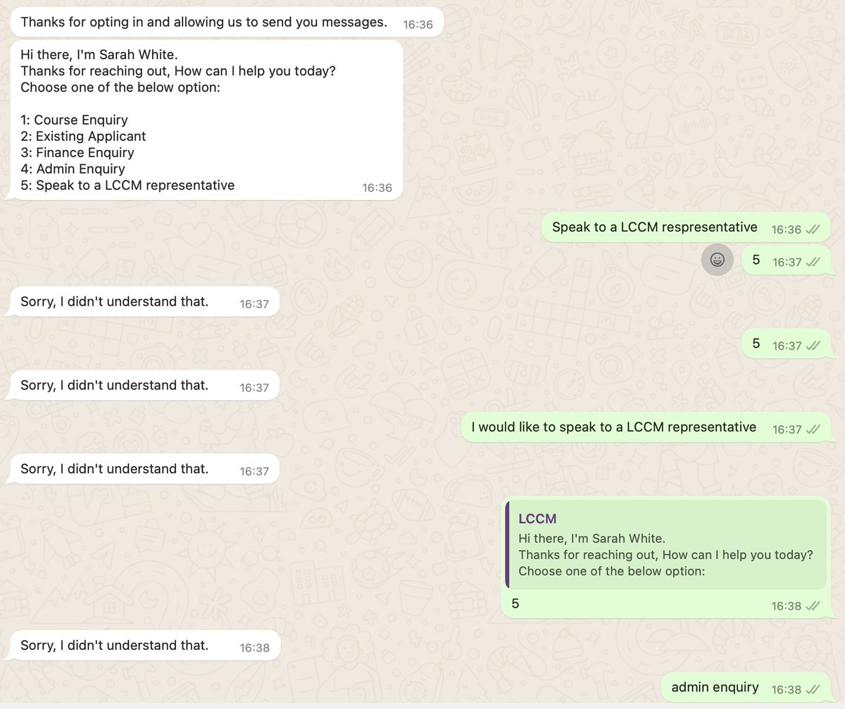 TimCowen2's tweet image. I think concerns that AI is going to take over the world, forcing humanity to serve our Chatbot Overlords, may be a little premature, if my WhatsApp conversation with "Susan White" @lccmlondon is anything to go by....