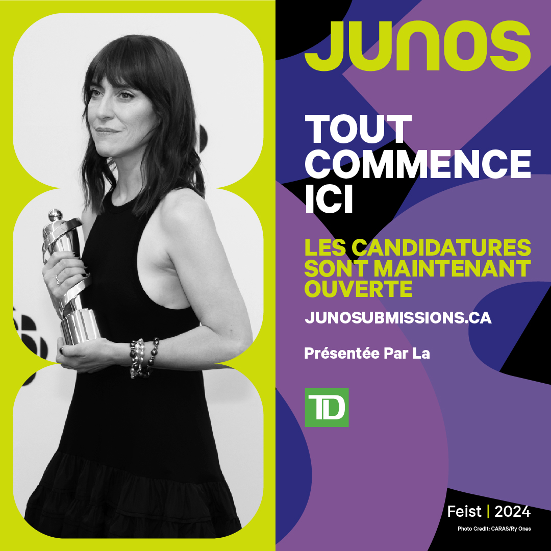 The JUNO Awards (@thejunoawards) on Twitter photo The 2025 JUNO Award Submissions Presented by <a href="/TD_Canada/">TD (Canada)</a> are #NowOpen! For more info: junosubmissions.ca
La pรฉriode de mise en candidature aux Prix JUNO 2025 prรฉsentรฉe par TD est #ouverte! Plus dโinfo au junosubmissions.ca The 2025 JUNO Award Submissions Presented by <a href="/TD_Canada/">TD (Canada)</a> are #NowOpen! For more info: junosubmissions.ca
La pรฉriode de mise en candidature aux Prix JUNO 2025 prรฉsentรฉe par TD est #ouverte! Plus dโinfo au junosubmissions.ca