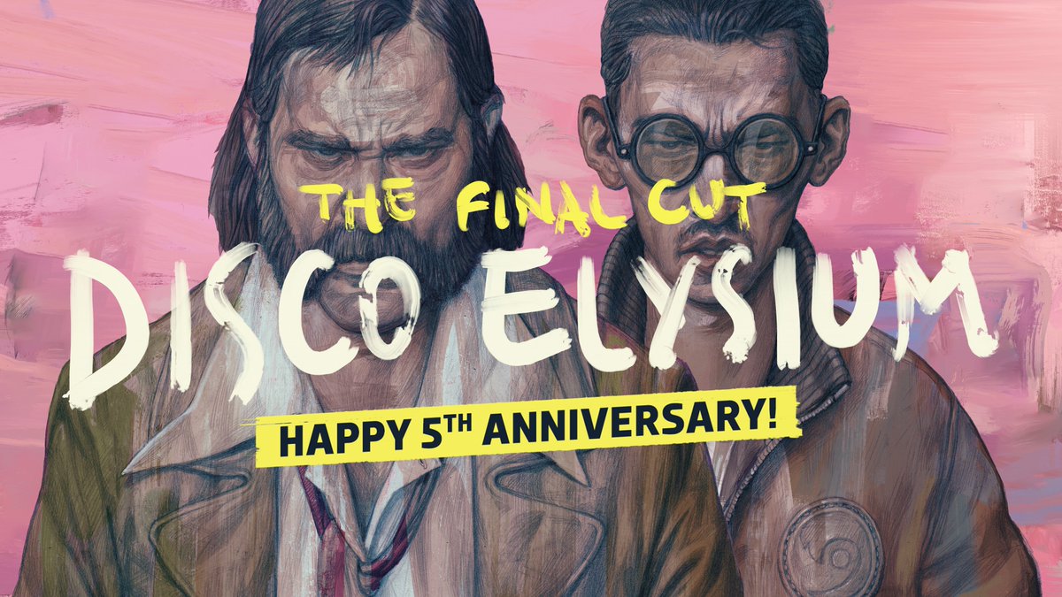 discoelysium's tweet image. Half a decade of Disco -- thank you. Revachol forever.