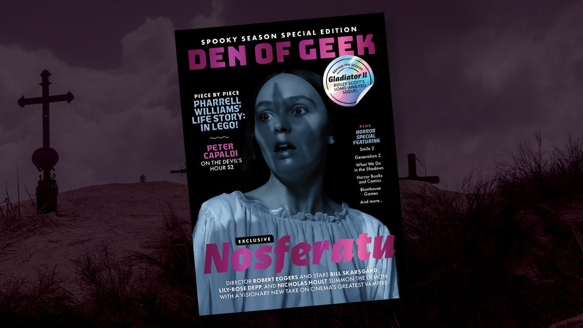 We're so proud to reveal the cover of our NYCC 2024 special edition magazine, featuring an EXCLUSIVE inside look at Robert Eggers' Nosferatu from <a href="/FocusFeatures/">Focus Features</a>! 

The issue includes interviews with the director as well as stars Bill Skarsgård, Lily-Rose Depp, and Nicholas Hoult.
